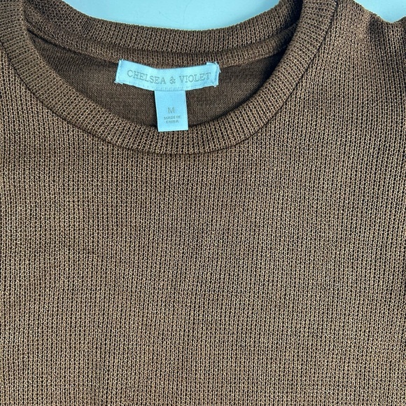 Chelsea & Violet Chocolate Long Sleeve Top - Picture 3 of 7